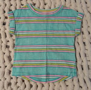 Cat & Jack Colorful Striped Tee